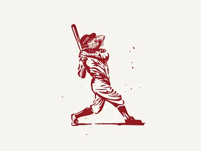Rat to bat art baseball bat dallas design illustration jack white poster rat texas texture the raconteurs typography warstic