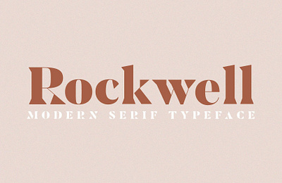 ROCKWELL- Serif Font branding font font design fonts graphic design lettering logo design logo designs logo fonts logodesign logotype logotypedesign logotypes retro font serif font typeface typefaces typography vintage font vintage lettering