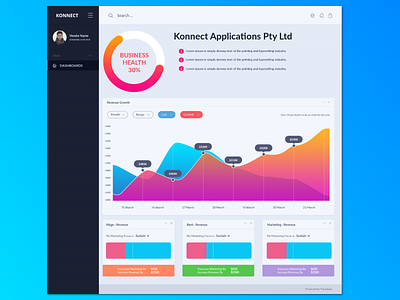 Konnnect-dashboard design branding clean dashboard illustration logo mobile app typography user interface ux website