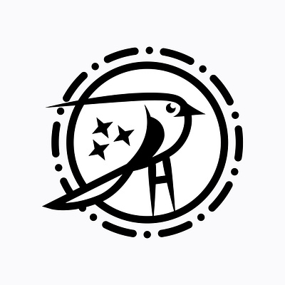 Bird Mark adobeillustator bird logo branding illustration illustration art illustration design illustrator lineart logomark