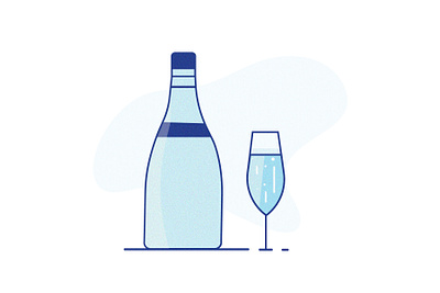 Blue challenge colors design flat hello dribbble illustration illustrator minimal simple vector