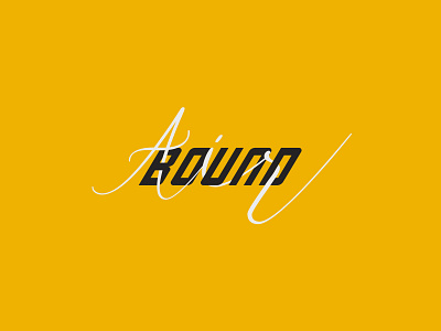 Day Twelve: "Airline" air airbound airline black bound calligraphy combination combine dailylogo dailylogochallenge day simple sky skybound swoosh twelve type typography white yellow