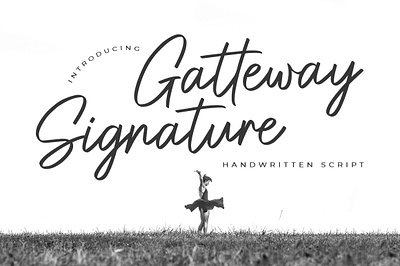 Gatteway Signature Fonts animation app branding design font font design fonts free font graphic design handwritten hello dribbble illustration lettering logo script font signature type typography ui vector