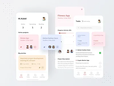 Task Manager App Concept ios manager plan task team ux