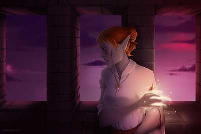 SkyrimOC digitalart illustration