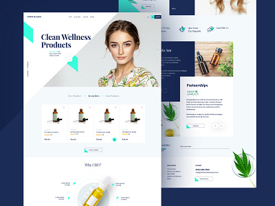 CBD marketing company web mock-up designer dexim ecommerce ecommerce design magento designer one page poland themes wordpress webdesign wordpress design wordpress theme