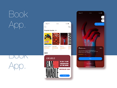 Book App / UI Trip Day 7 app book concept design minimal ui ux