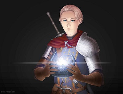 Bearer of the curse dark souls digitalart illustration