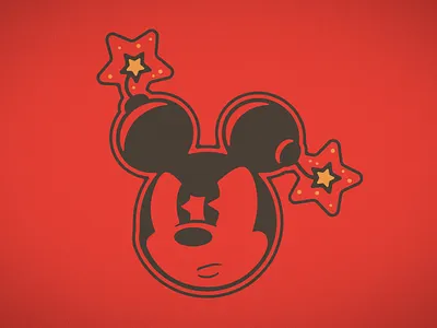 Maddest Place on Earth anger bomb branding cartoon character design digital art disney disneyland double meaning flat icon illustration logo mickey mouse minimal vector wit