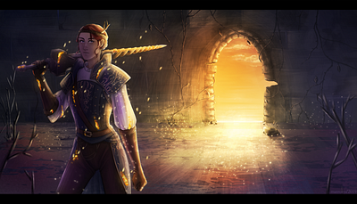 Ashen one dark souls digitalart illustration