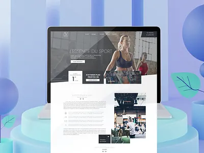 avaton Fitness - Landing page fitness gym landingpage uidesign uxdesign webdesign
