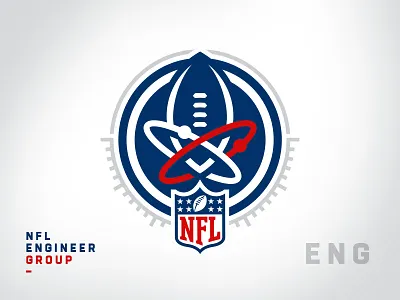NFL Internal Team Sigil - Engineer Group brand brand identity branding crest department football league logo logo mark logotype nfl sigil sports branding sports logo sports logos team