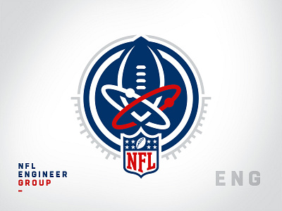 NFL Internal Team Sigil - Engineer Group brand brand identity branding crest department football league logo logo mark logotype nfl sigil sports branding sports logo sports logos team