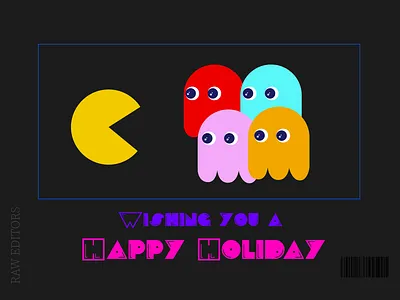 Practice Holiday adobe adobe illustrator design holiday cards holidays illustrator pacman raw editors vector weekly challenge weekly warm up weeklywarmup