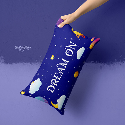 Dream On Pillow branding decor design graphic design illustration illustrator logo photoshop product design type typography vector