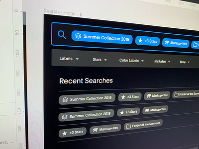 Extended Search (quick peek) app extended recent saved search
