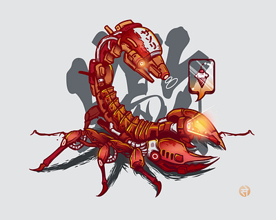 Scorpio 1.0 digital digitalart draw drawing illustration sketch sketching vector vectorart