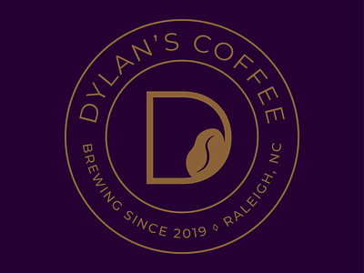 Dylan's Coffee Shop Logo dailydesignchallenge logo