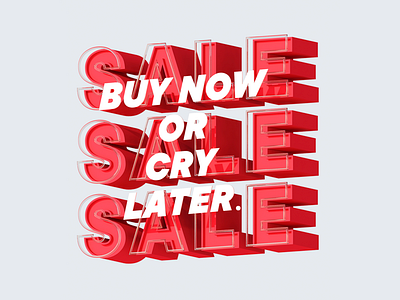 BUY NOW buy c4d design font