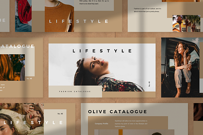 OLIVE Powerpoint Template deck fashion google slide keynote pitch powerpoint ppt pptx presentation presentation layout simple slide template