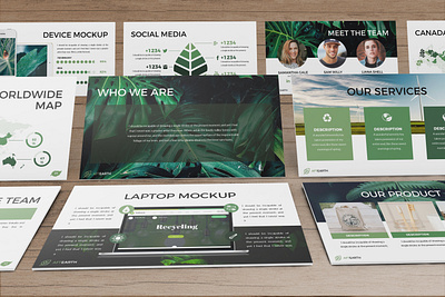 Aftearth - Eco Powerpoint Template abstract business presentation investor lookbook minimal pitchdeck powerpoint template presentation simple slides