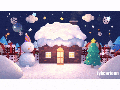 Christmas 3d animated cards cartoon character children chimney clay cozy cute frozen gif happy new year holiday home kawaii miniature seasonal toy window wonderland