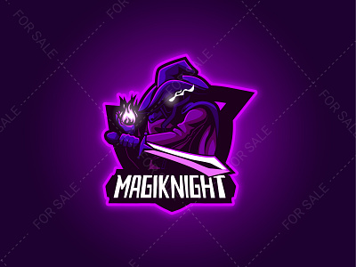 MAGIKNIGHT Mascot Logo design esport esportlogo esports logo gaming gaminglogo illustration logo mascot stream