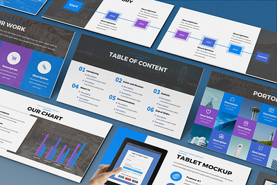 City - Heritage Powerpoint Template abstract business presentation illustration lookbook minimal pitchdeck powerpoint template presentation simple slides