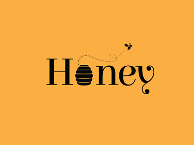 Honey logo honey honey bee honeyconcept honeylogo honeylogoconcept