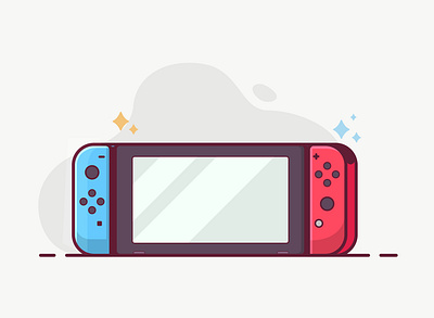 Nintendo Switch design icon illustration illustrator nintendo nintendo 64 nintendoswitch vector