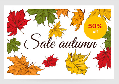 Card for sale with autumn leaves autumn autumn leaves card sale