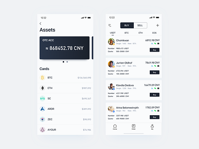 Block chain ui