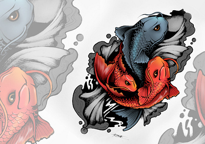 Tattoo idea - Success and Happiness concept design illustration oriental sketch tattoo tattoos