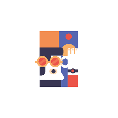 Sunglasses is a Must! adobe adobe illustrator branding design digital flat glasses illustration male man men sunglasses ui vector