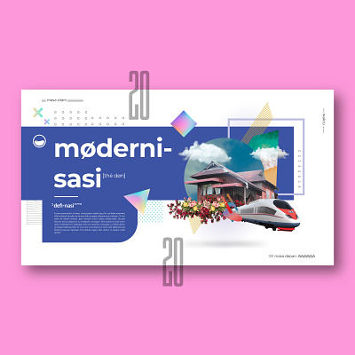 Moderni-sasi UX/UI Poster concept art direction concept design design flat poster design typography ui ux vector web