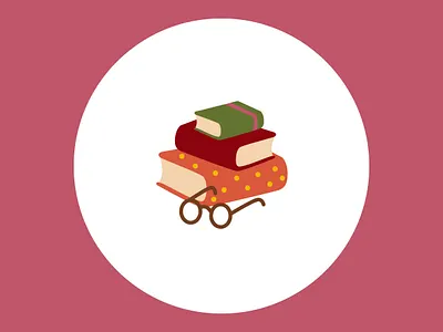 100 days of vector illustration day 67 100 days of illustration 100daychallenge 100days adobe illustrator autumn autumn collection books bookworm design detail illustration illustration vector vector illustration