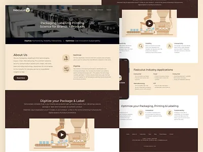 Fasiculus Blockchain Website block chain blockchain blockchainfirm blockchaintechnology communication design fasiculus interactive design media packaging printing printing press responsive ui ui design ux webdesign website