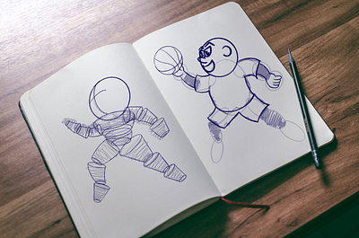 Basketball basketball cartoon character character art character concept character design character illustration characters custom typography drawing graphic design hand drawn illustration illustration art lettering nba sketch sketchbook sport