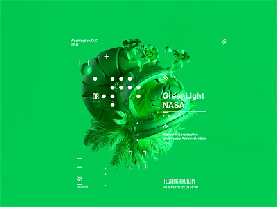 NASA l GreenLight animation astro astronaut c4d c4dr20 c4dr21 film interstellar motion movie octane octanerender scifi space