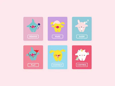 Toymail - illustrations friendly happy illustration kid kids app kids illustration toymail typography vector