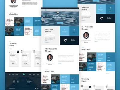 AMCOW website redesign design flat minimal ui web website website design