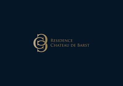 Residence Chateau de Barst brand creative design graphic identity illustrator logo mark minimal modern