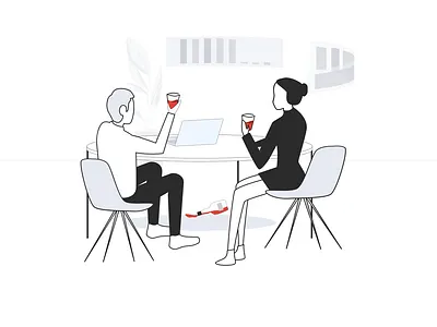 prototype drinking design discussion drinking illustration illustrator isometry prototype ui web