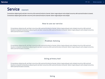 Web UI classroom data illustrations motion ui web website