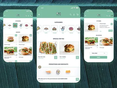 App Delivery Club app design landing minimal mobile mobilefirst ui ux web website