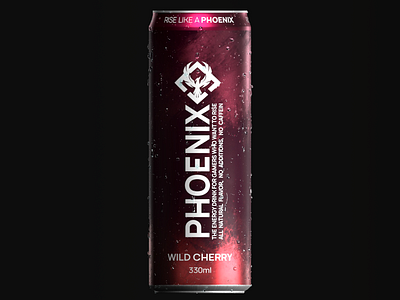 PHOENIX Energy Product Design 3d 3d art arnold render arnoldrender drink energy drink maya product product design