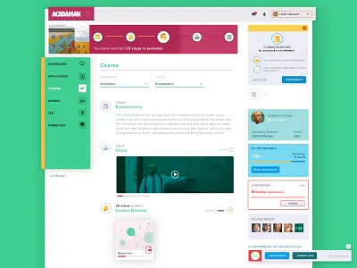 A University Management tool for an African Client design flat ui ux ux design web website design