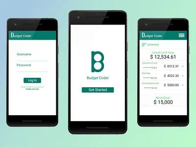 Financial Savings App android app design flat materialdesign minimal