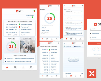 App design - DTT app app design application blue dtt grey lightblue mobile app mobile app design mobile application mobile apps orange ui design uidesign ux ux ui ux design uxdesign uxui