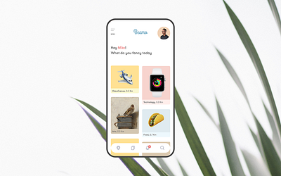 Beamo App app branding design interface ui user ux